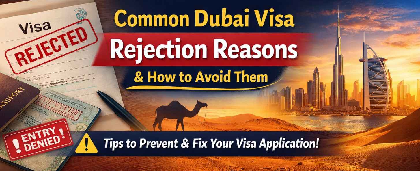 Common dubai visa rejection reasons